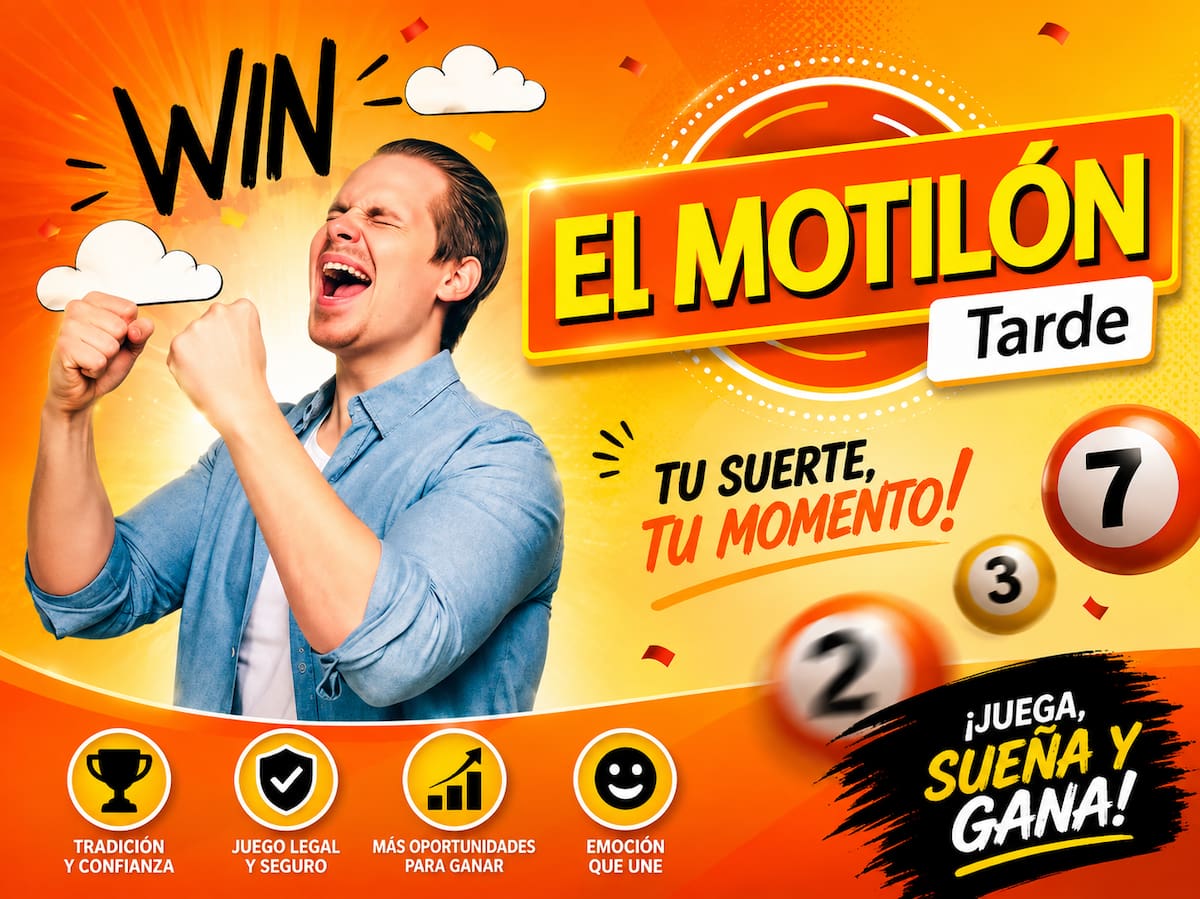 Sorteo de hoy de Motilón Tarde.