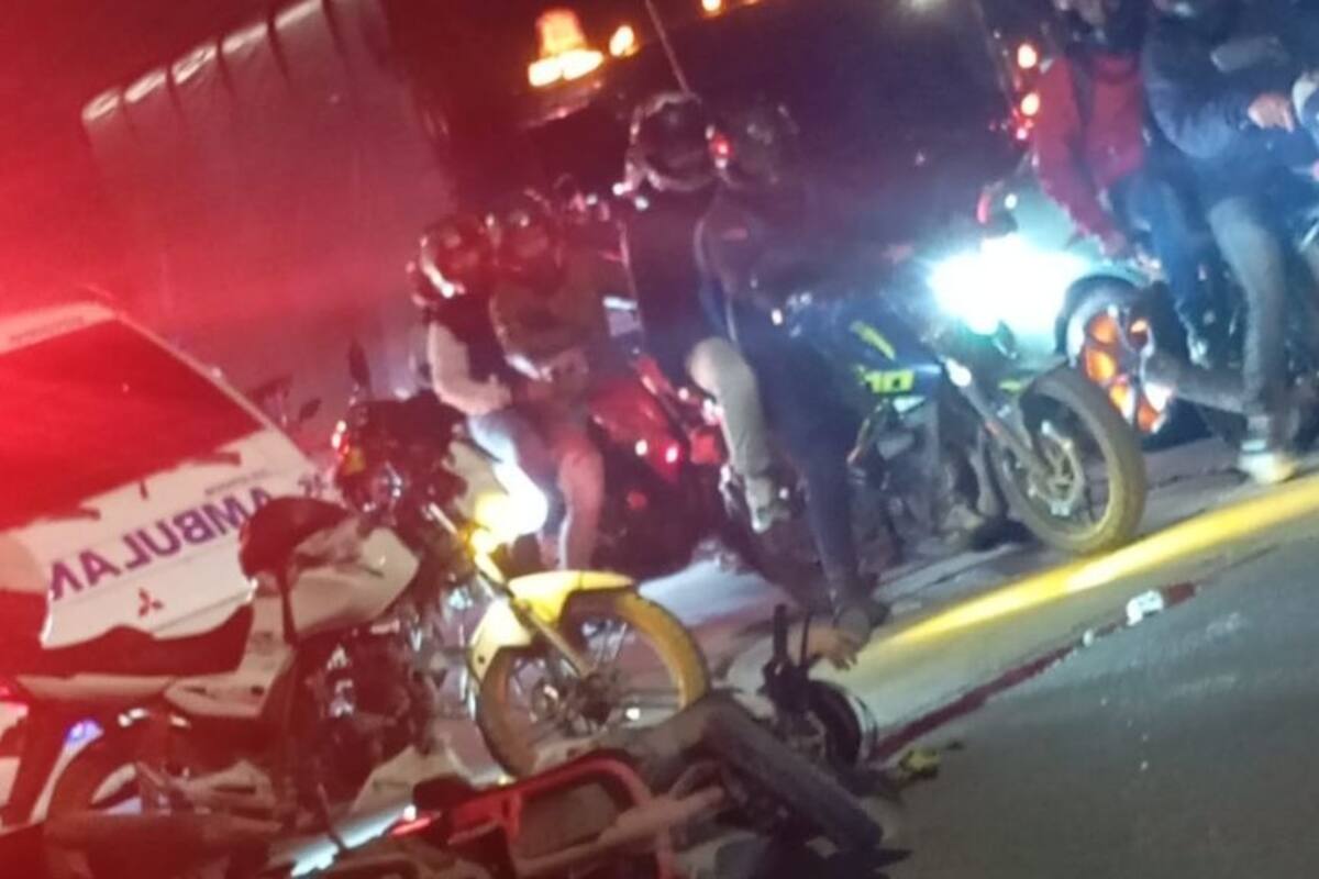 Motociclista falleció en grave accidente de tránsito