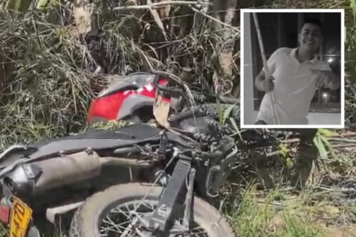Motociclista murió luego de colisionar contra un árbol en Santander