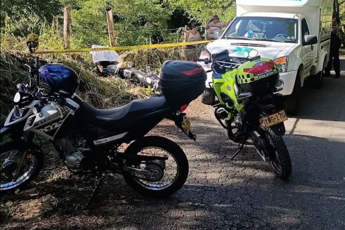 Motociclista murió tras grave accidente en vía de Santander