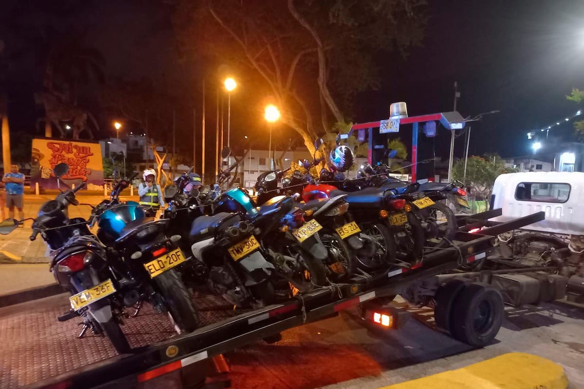 Entre enero y septiembre, la Dirección de Tránsito de Bucaramanga impuso 16.027 comparendos a motociclistas, el 81,8 % del total.