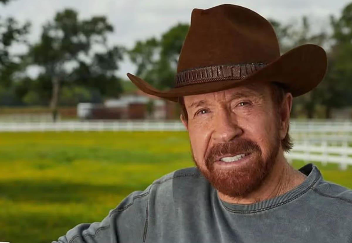 Muere el actor Chuck Norris a los 86 años.
Foto: redes sociales.