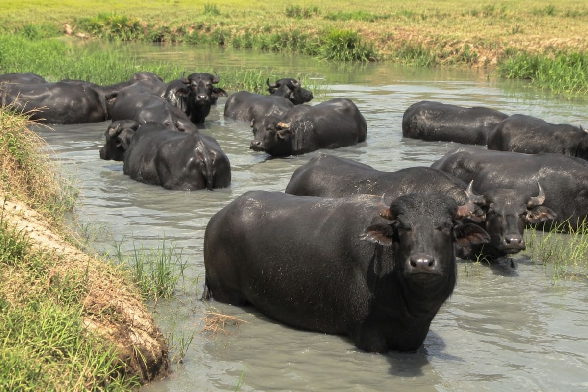 Muerte de búfalos en caños de Barrancabermeja enciende nueva alerta ambiental. Foto: Archivo/VANGUARDIA