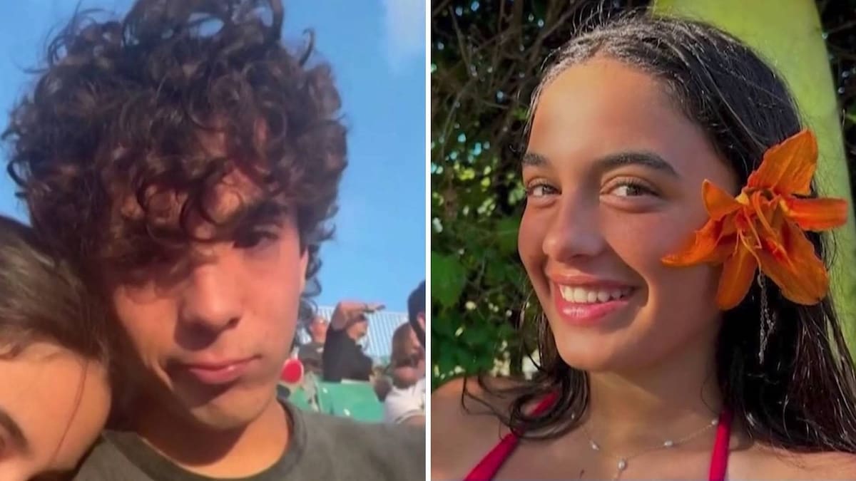 El vehículo en el que viajaban los dos jóvenes en Doral, Miami, quedó reducido a cenizas tras impactar un poste.
