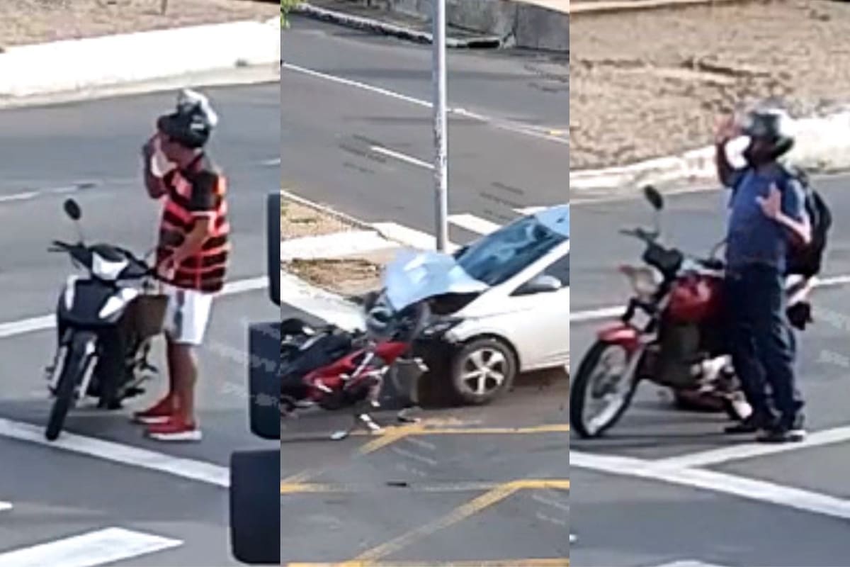 Edson esperaba el semáforo en su moto cuando un auto a alta velocidad lo embistió por detrás. Murió al instante. Testigos indignados agredieron al conductor antes de su captura.