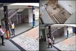 Video: así fue la caída mortal de trabajador desde un tercer piso en una escuela de India