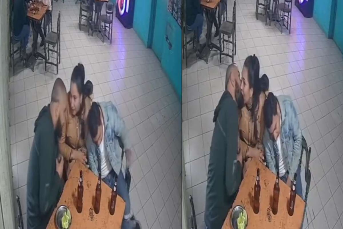 Una mujer que puso a tomar a su esposo y a su amante en la misma mesa ha dado de qué hablar en redes sociales.