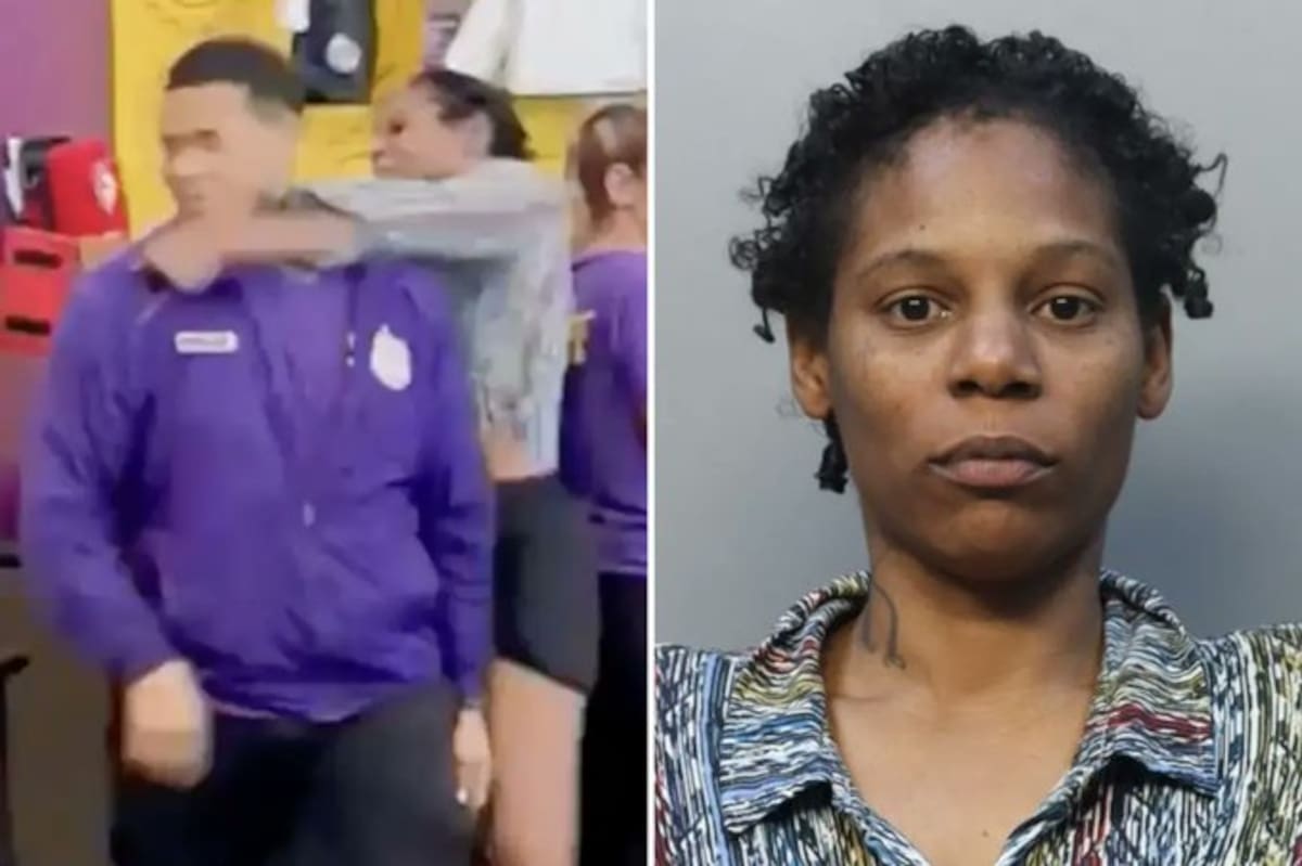 Video: mujer golpea a empleado de gimnasio tras pedirle bajar la voz.