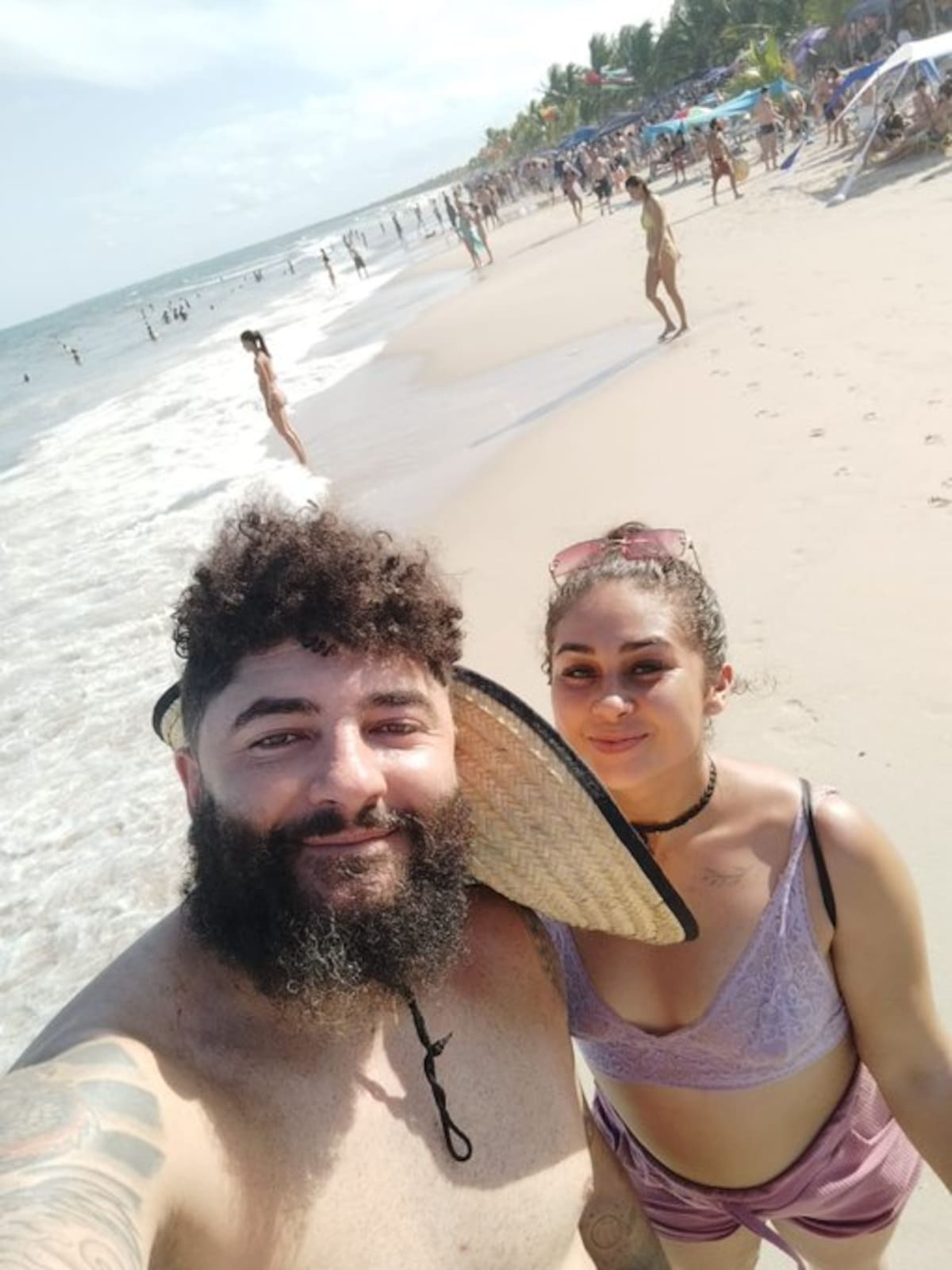 El marido de Ana Paula de Oliveira estaba con ella en el momento del incidente.