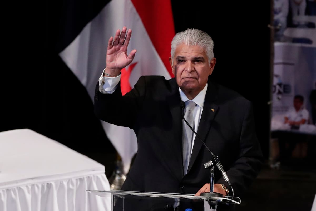 Fotografía de archivo del presidente de Panamá, José Raúl Mulino, durante una alocución, en Ciudad de Panamá (Panamá). EFE/Bienvenido Velasco