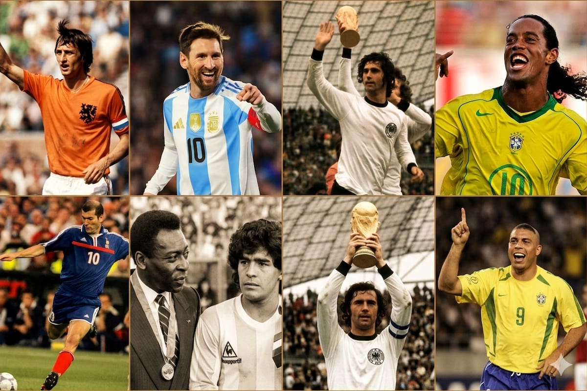 Just Fontaine mantiene el récord goleador en una sola edición, mientras Luka Modrić y Diego Forlán brillaron como héroes modernos de los Mundiales. /FOTO: IA