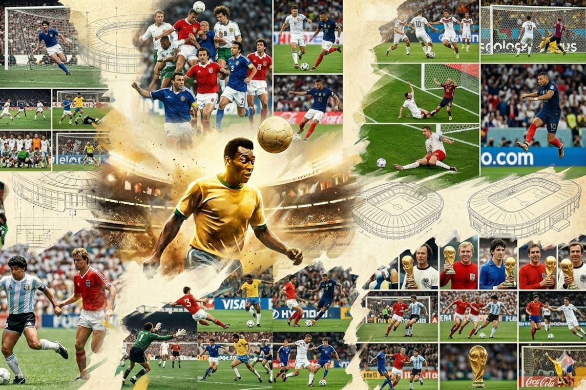La historia de los Mundiales está llena de datos increíbles: finales con dos balones distintos, perros que encontraron trofeos robados y partidos con marcadores imposibles de olvidar. /FOTO: IA