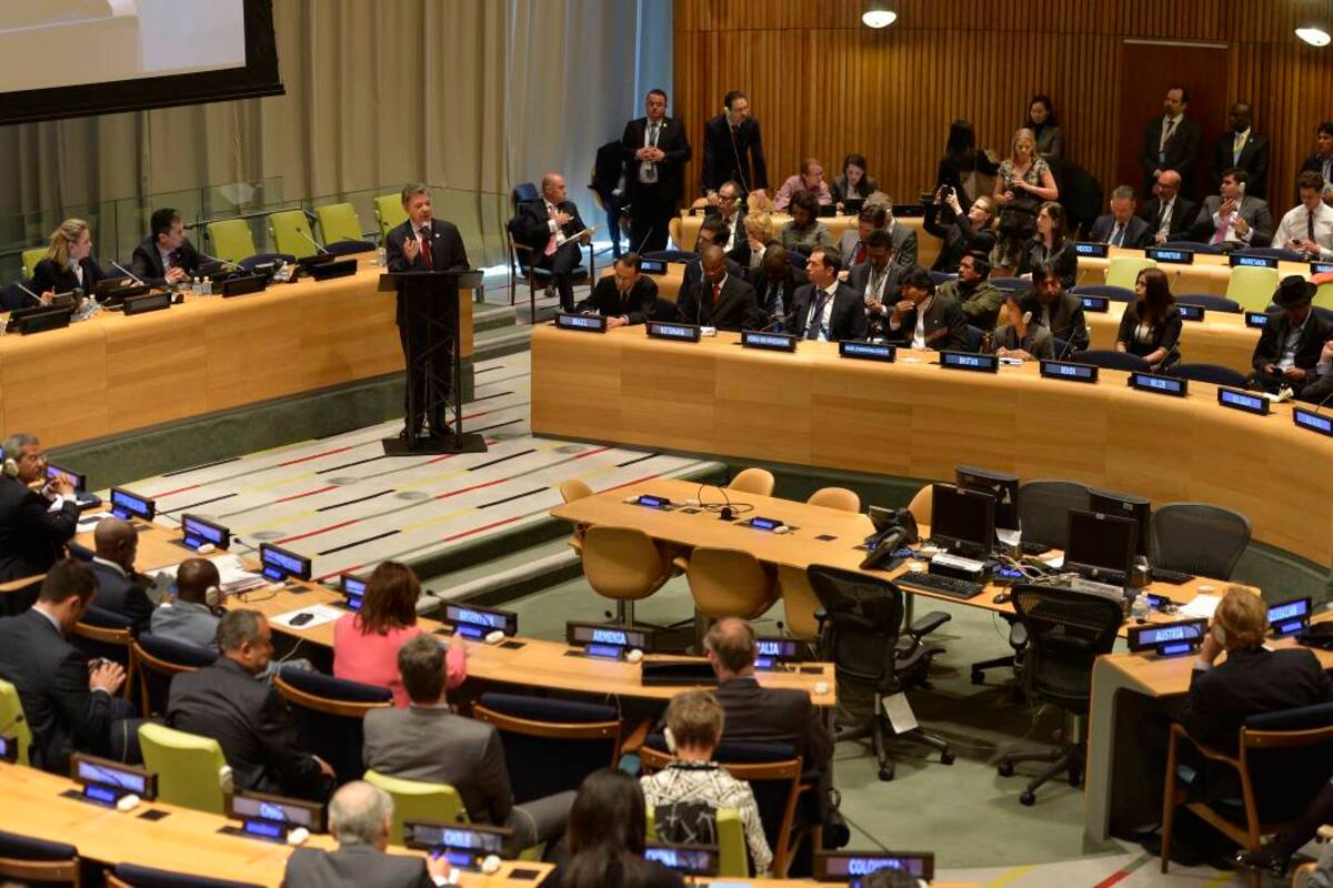 La asamblea especial de la ONU contra las drogas, que originalmente se iba a llevar a cabo en 2019, fue adelantada a petición de México, Colombia y Guatemala. (Foto: Foto: Presidencia de la República / VANGUARDIA LIBERAL)