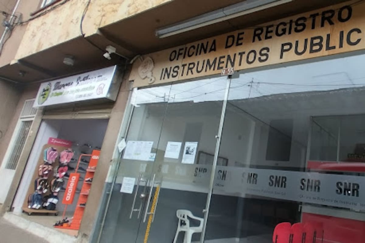 Oficina de Instrumentos públicos de San Gil, Santander.