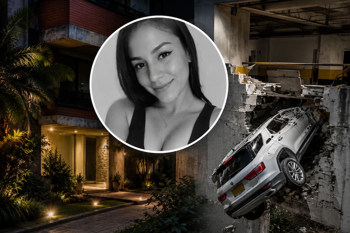 Así fue el accidente en el que Verónica David Tuberquia murió tras caer con su vehículo en Medellín.