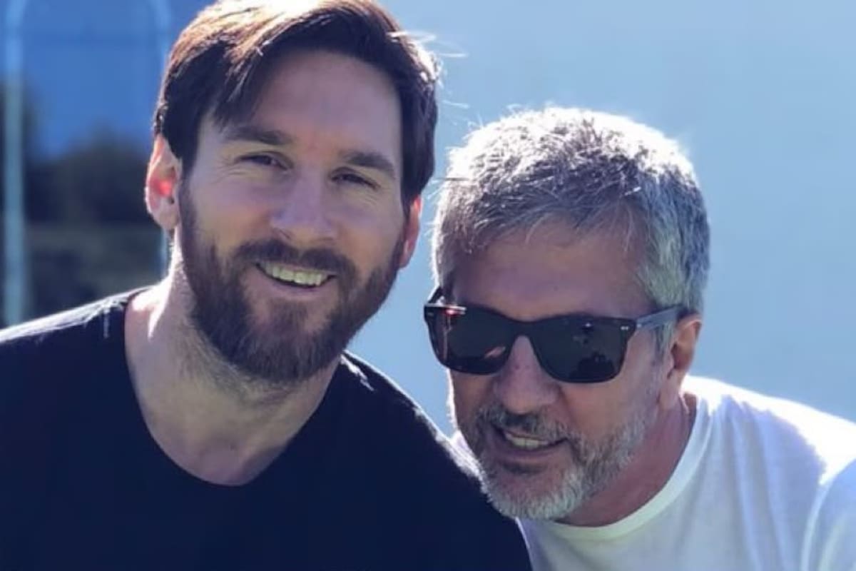 Jorge Messi acompañó a su hijo Lionel desde sus primeros años en el fútbol y tuvo un papel fundamental en su carrera. Foto tomada de: X.