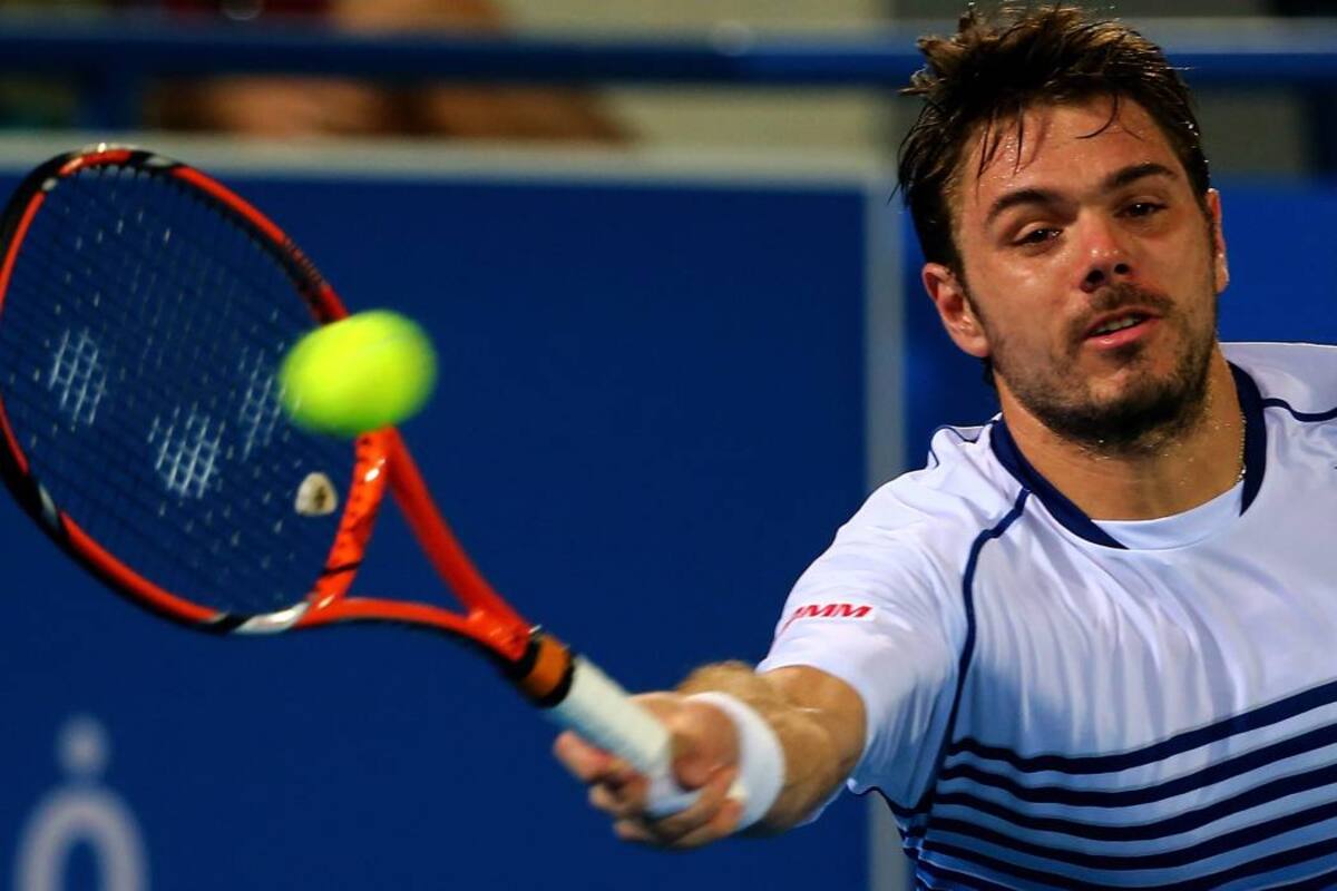 En el primer día del torneo de exhibición de Abu Dabi, Murray superó al español Feliciano López, por 7-6 (1), 5-7 y 6-4 y Wawrinka (foto) a Almagro, por 6-3 y 6-2. (Foto: AFP / VANGUARDIA LIBERAL)