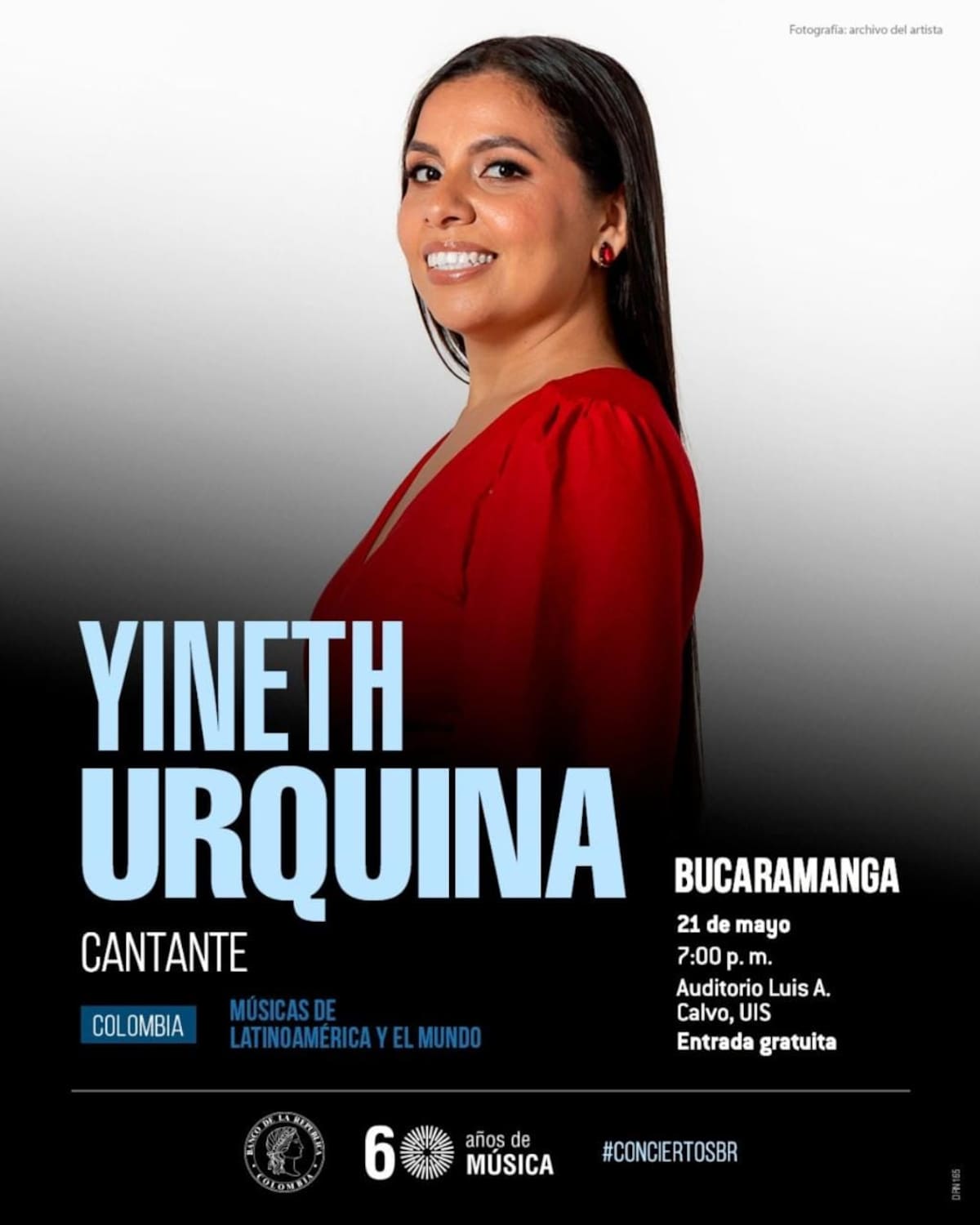 Música latinoamericana con Yineth Urquina y su agrupación