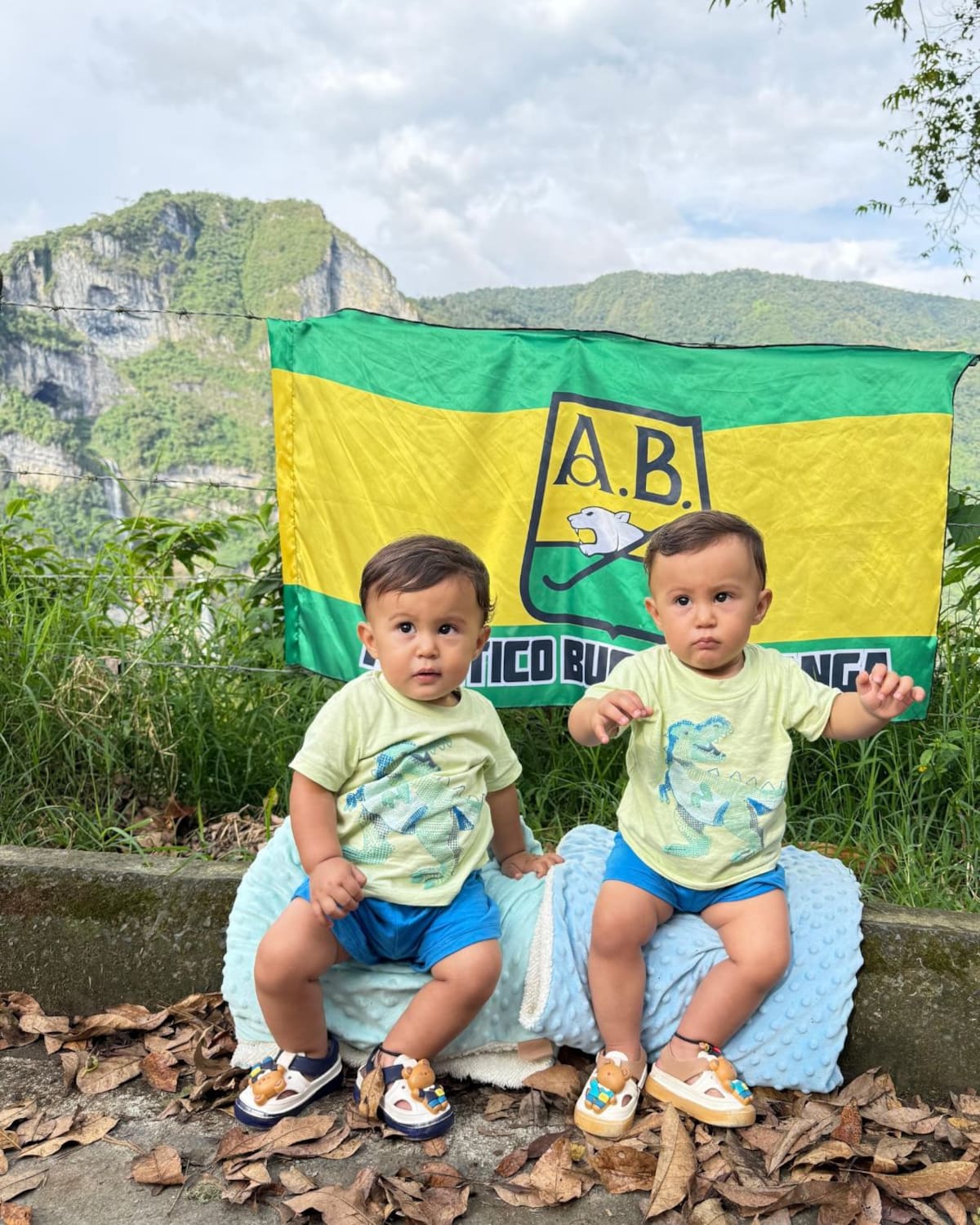 Ellos son los bebés Diego Alejandro y Jhoseth David Castellanos Urbano.