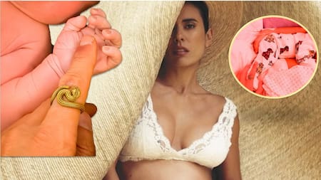 Ya nació ‘Sur’: Carolina Ramírez dio a luz y las primeras imágenes enternecen las redes