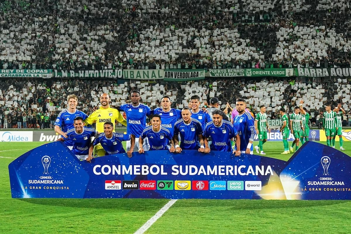 Nacional vs Millonarios - Fase previa Copa Sudamericana - Estadio Atanasio Girardot - Fotografo: David Jaramillo