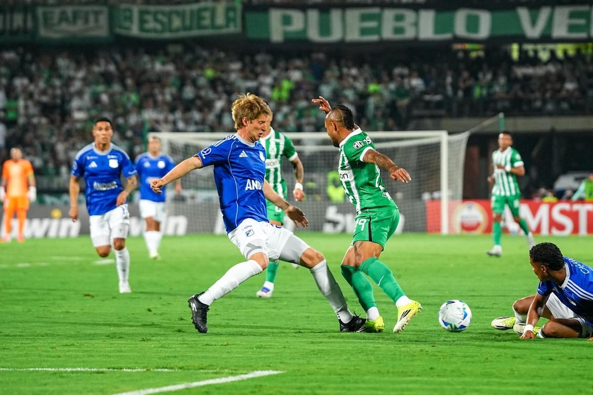 Nacional vs Millonarios - Fase previa Copa Sudamericana - Estadio Atanasio Girardot - Fotografo: David Jaramillo