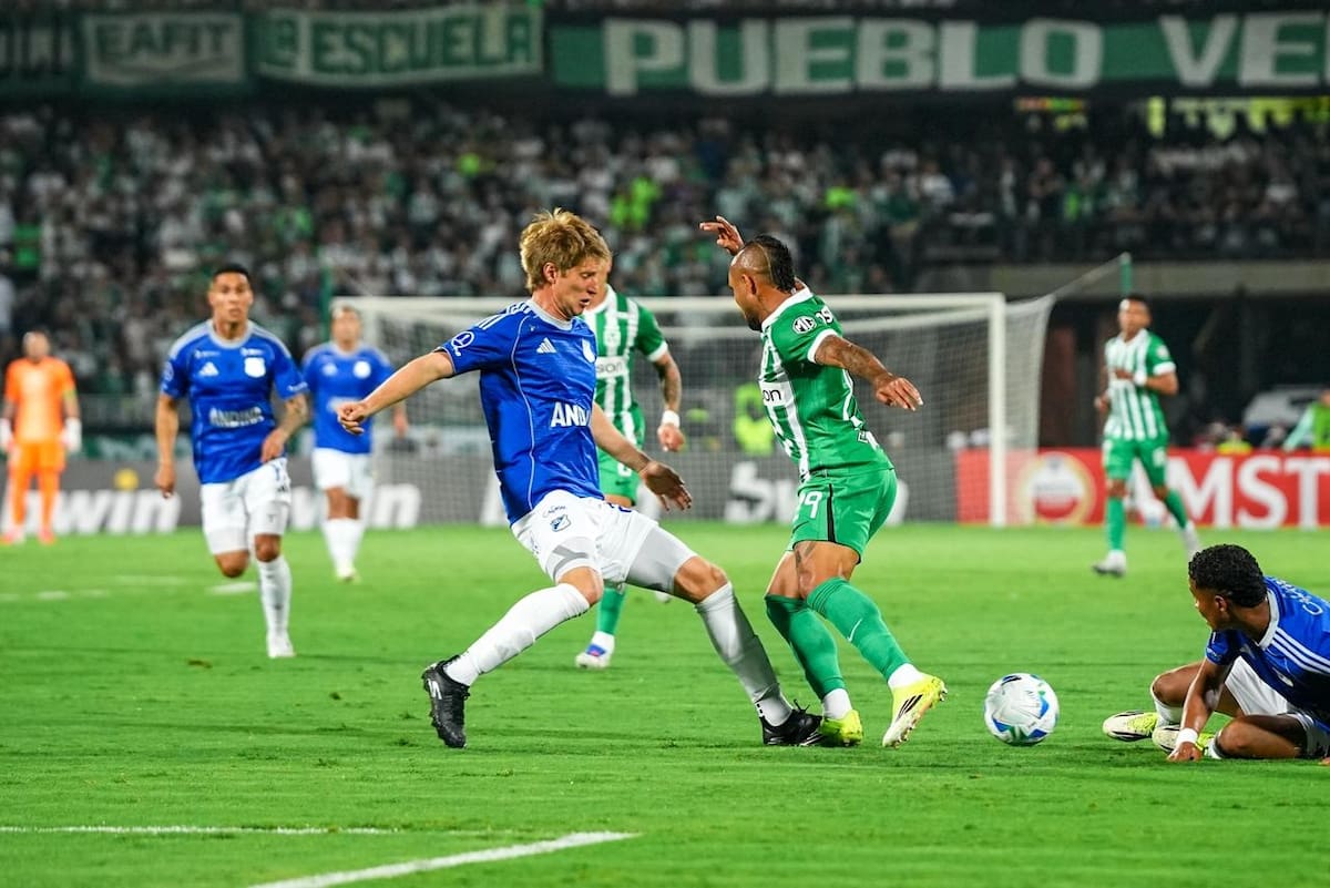 Nacional vs Millonarios - Fase previa Copa Sudamericana - Estadio Atanasio Girardot - Fotografo: David Jaramillo
