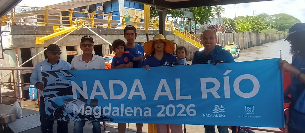 Pablo Porras hizo escala en Barrancabermeja durante su travesía en kayak por el río Magdalena, con la que busca sensibilizar a las comunidades sobre la protección de las fuentes hídricas.
Suministrada/Vanguardia