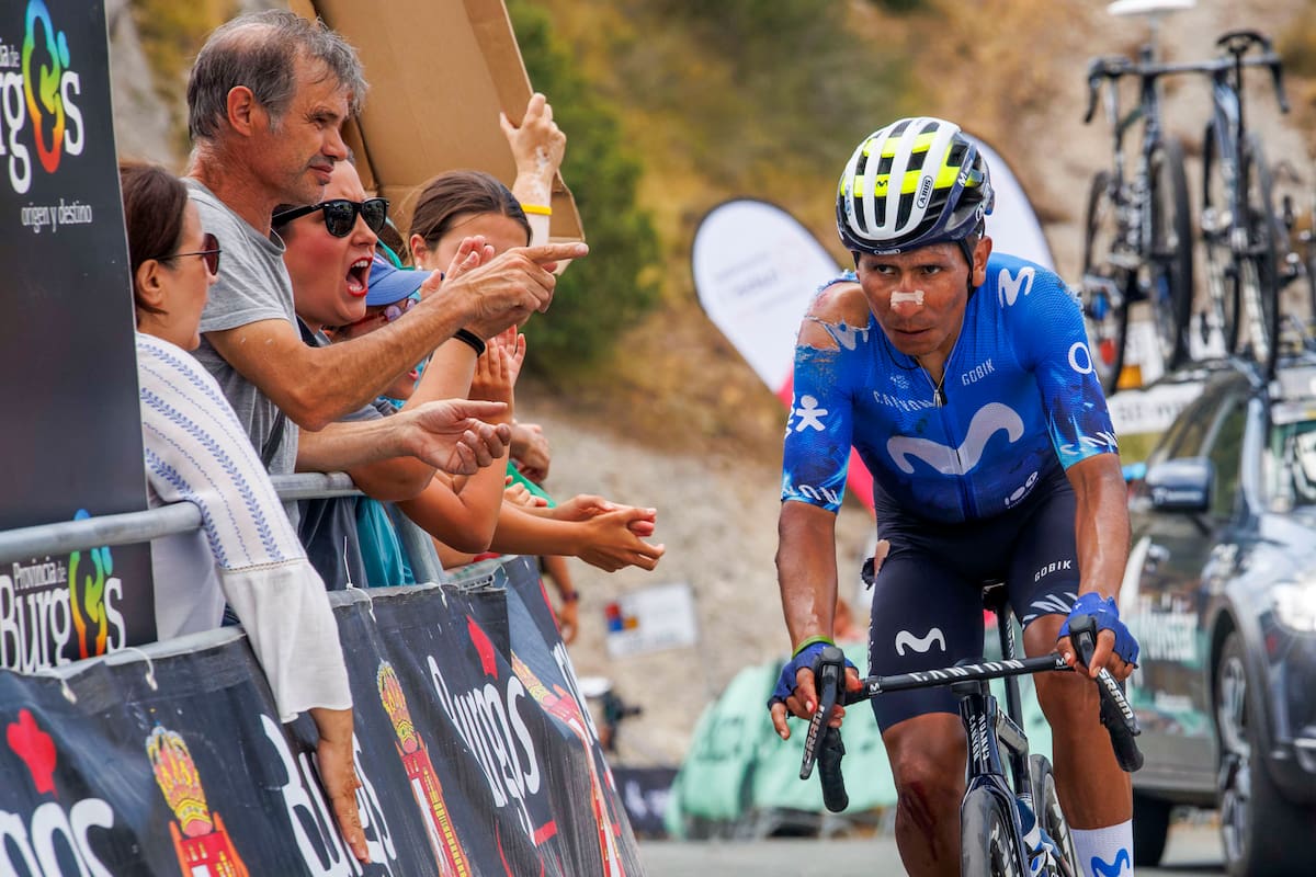 Nairo Quintana no se guardó nada al hablar de su retiro del ciclismo profesional . EFE/Santi Otero