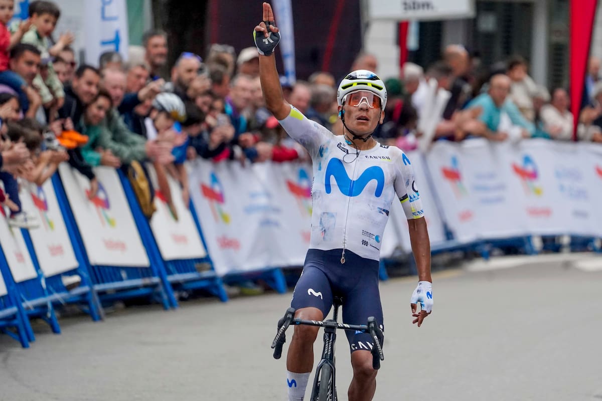 El colombiano Nairo Quintana, ganador de la Vuelta a Asturias. //Foto, EFE: Paco Paredes