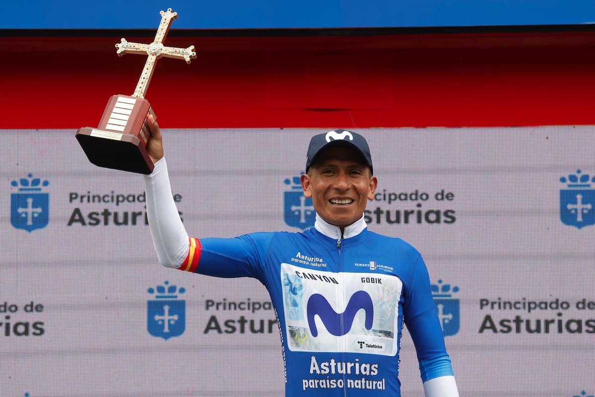 Nairo Quintana gana su tercera Vuelta a Asturias. Foto: Movistar Team
