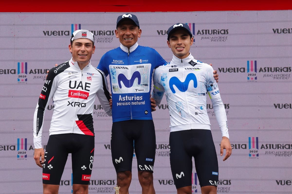 Nairo Quintana gana su tercera Vuelta a Asturias. Foto: Movistar Team