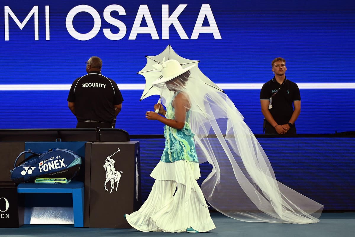 Naomi Osaka convierte el Australian Open en pasarela con un look lleno de significado. /FOTO: EFE
