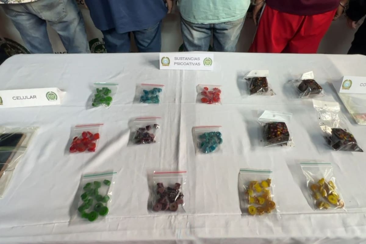 Narcodulces en Bucaramanga: desmantelan red que vendía gomitas y brownies con sustancias psicoactivas