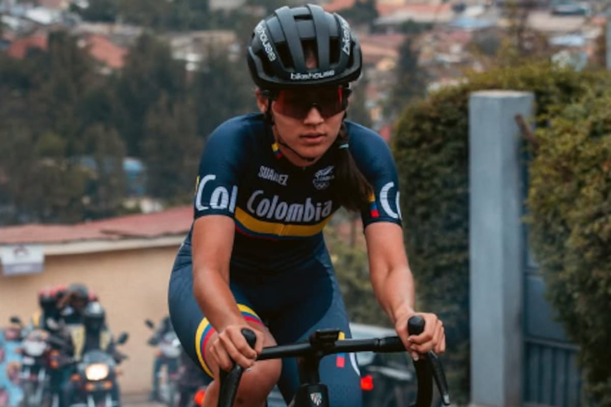 La santandereana Natalia Garzón compitió en el Mundial de Ciclismo 2026. Foto: Instagram de Natalia.