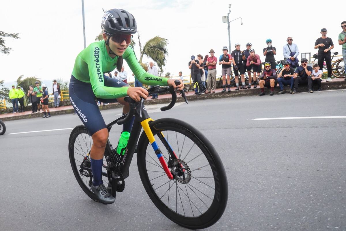 La santandereana Natalia Garzón se destaca en el ciclismo de la actualidad. Foto: Team Sistecrédito.