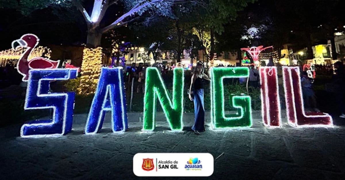 Navidad en San Gil. Foto: Alcaldía de San Gil