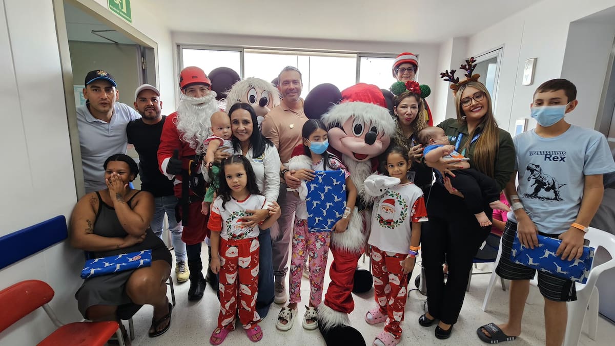 Papá Noel en el HUS