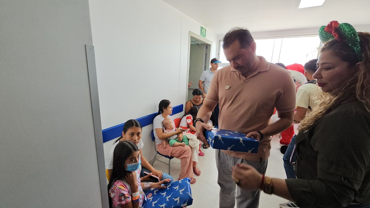 Papá Noel en el HUS