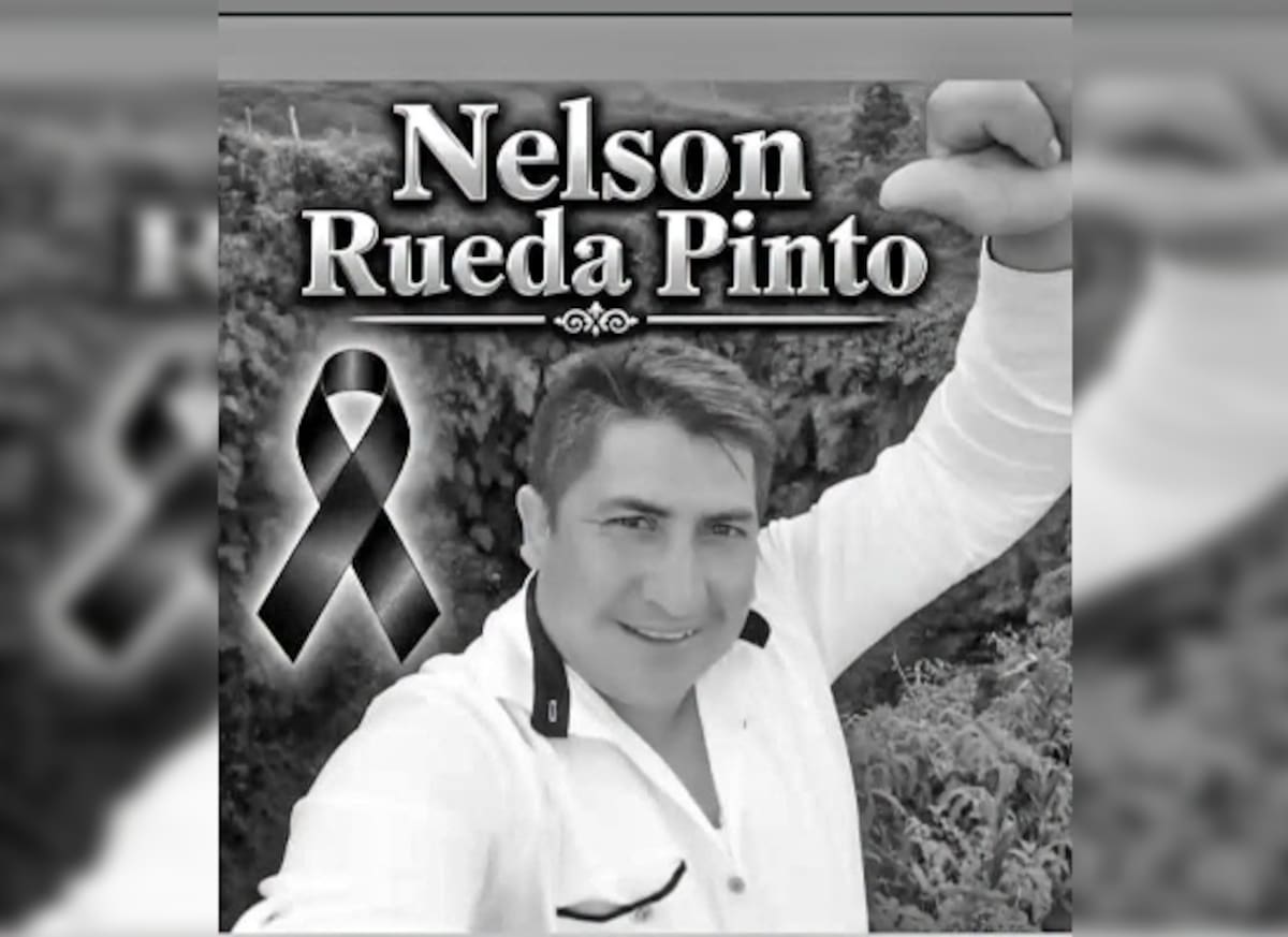Nelson Javier Rueda Pinto, de 42 años, murió tras permanecer dos días bajo atención médica.
