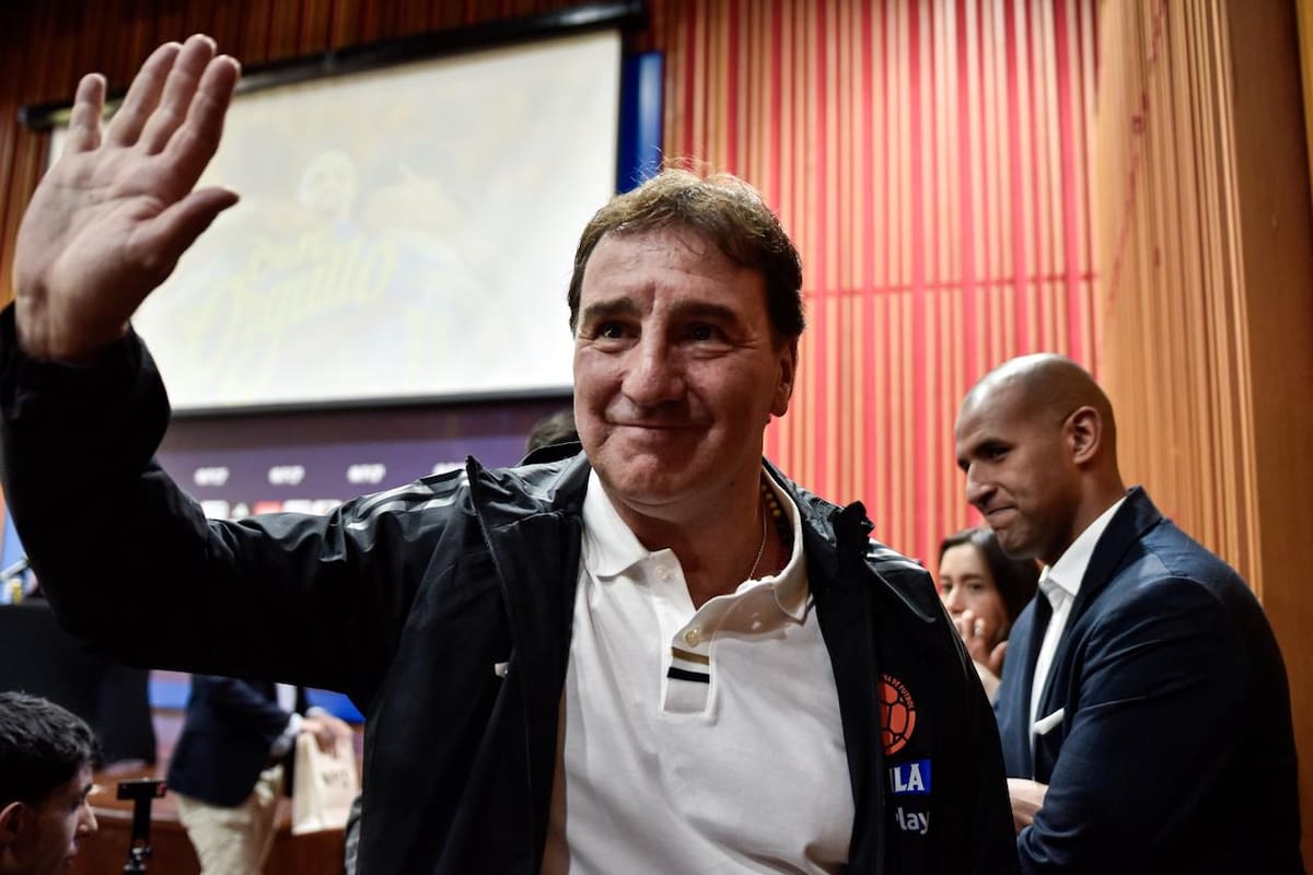 Bogotá. Mayo 14 de 2026. El director técnico de la Selección Colombia ofreció una atención a medios de comunicación.(Colprensa - Cristian Bayona).