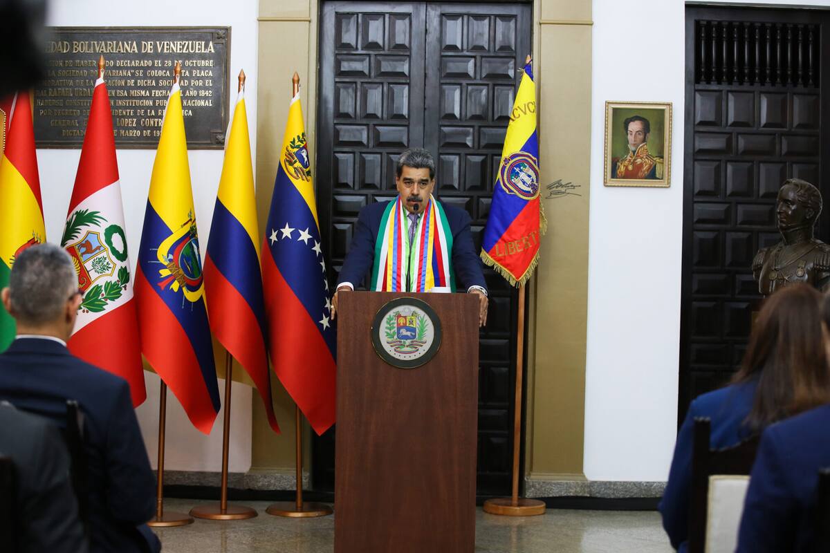 Presidente de Venezuela, Nicolás Maduro, en Caracas (Venezuela).
Foto: EFE/ Palacio de Miraflores