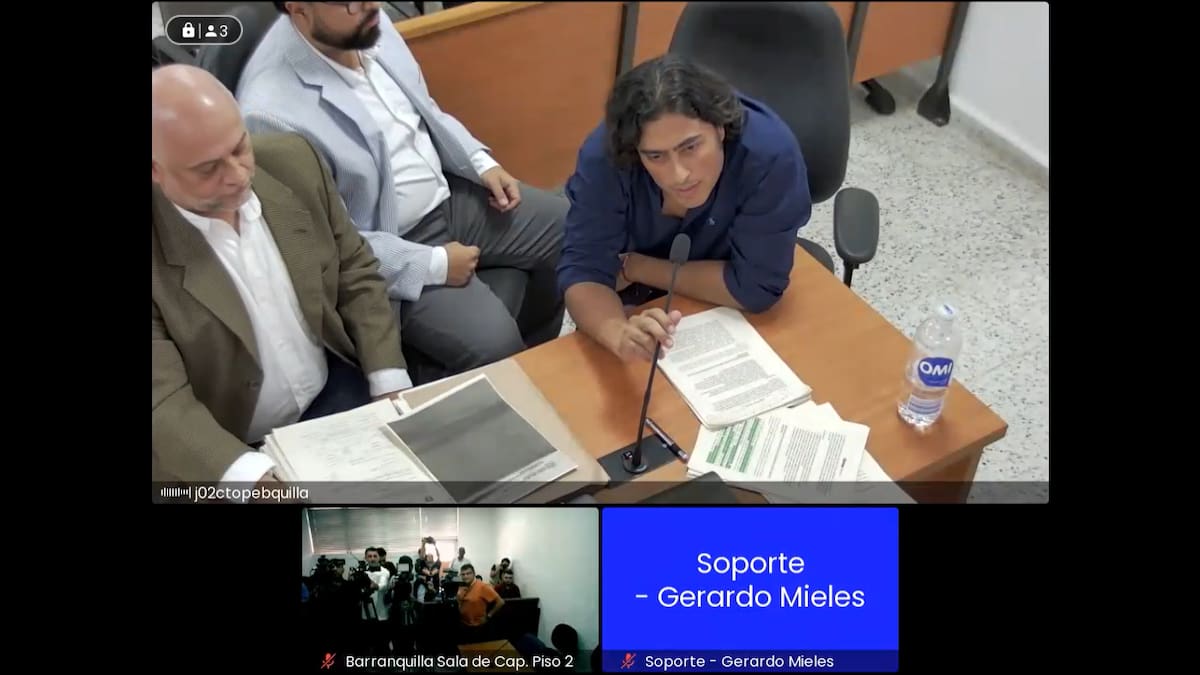 Nicolás Petro se declaró inocente de los delitos de enriquecimiento ilícito y lavado de activos. // Foto: Colprensa