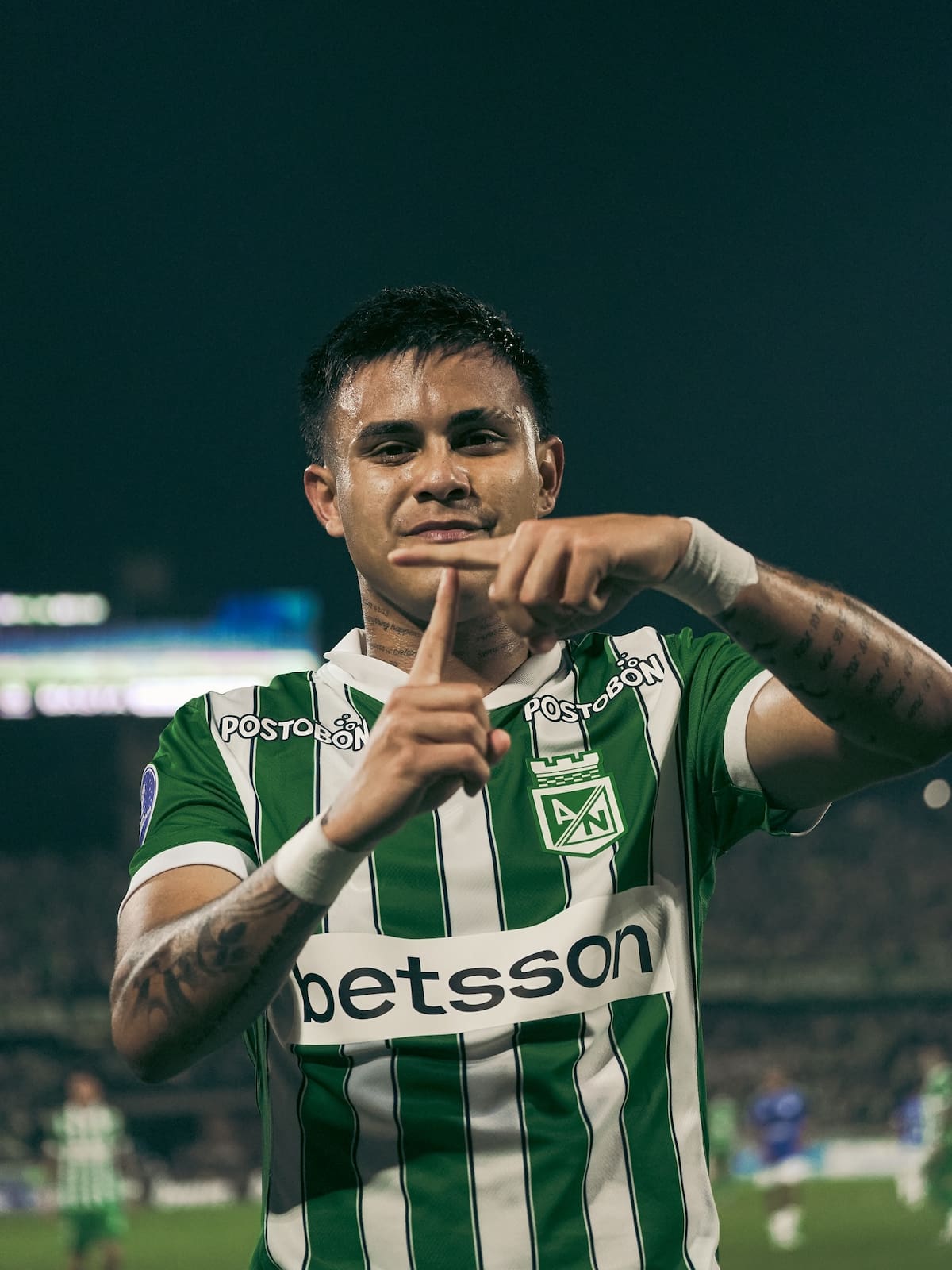 El extremo de Atlético Nacional, Nicolás Rodríguez, fue denunciado por acoso sexual. Foto: Atlético Nacional.