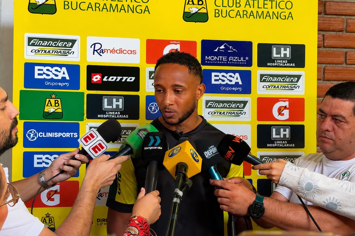 Nilson Castrillón reveló por qué eligió al Atlético Bucaramanga y dejó claro lo que espera aportar al equipo. Foto: Luisa Garzón/Vanguardia