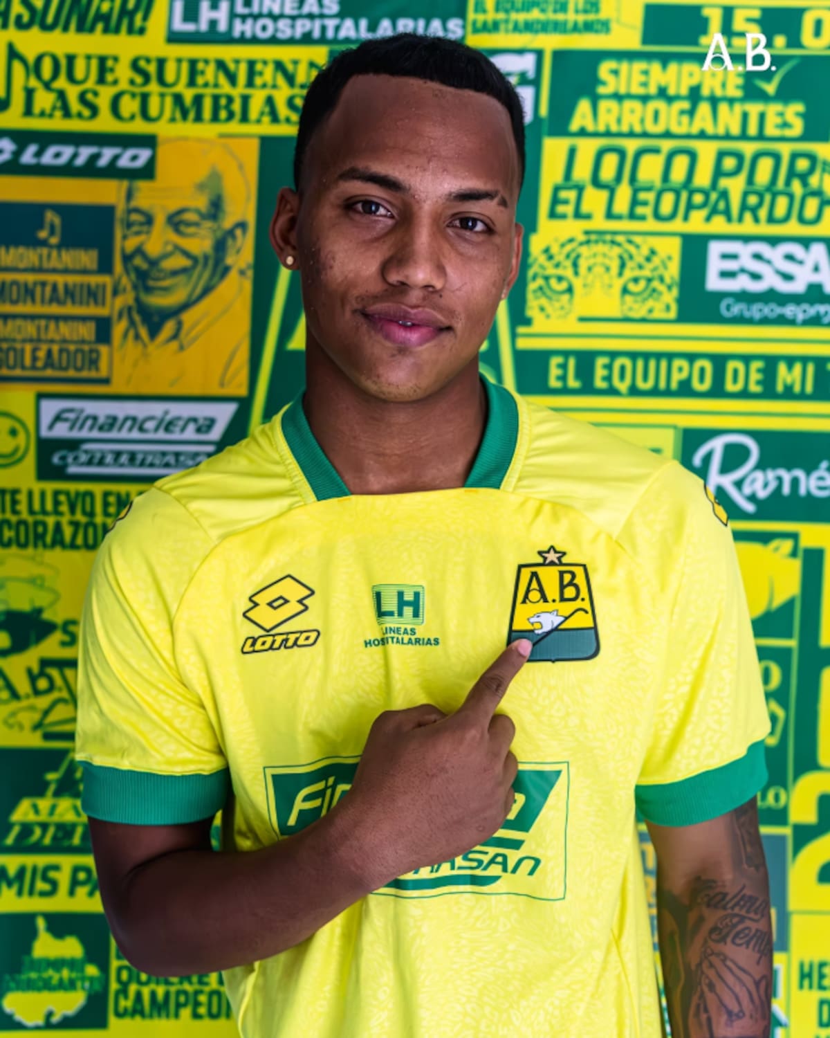 Nilzo Ronaldo Ramírez es nuevo jugador de Atlético Bucaramanga. Foto: Atlético Bucaramanga.