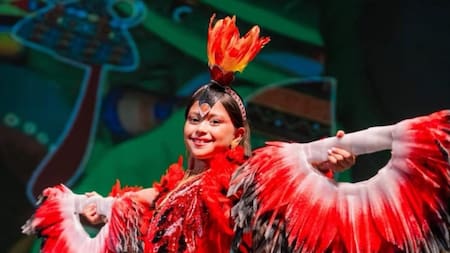 Niña de El Carmen de Chucurí se coronó Virreina Nacional Infantil del Folclor