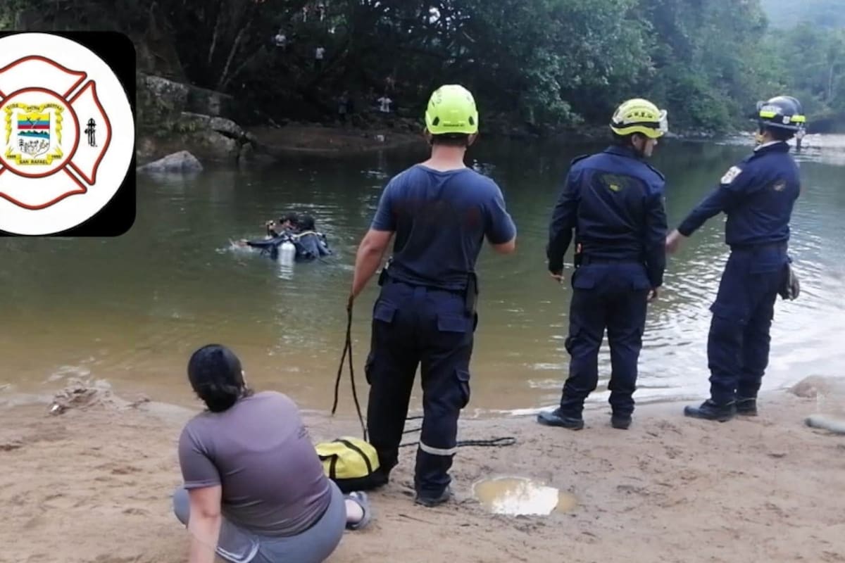 Menor de 12 años murió ahogado durante paseo familiar en San Rafael.
Foto: Bomberos San Rafael, Antioquia.