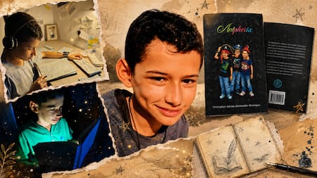 Niño escritor de Bucaramanga lanza ‘Antpherix’, su primer libro de cuentos a los 11 años