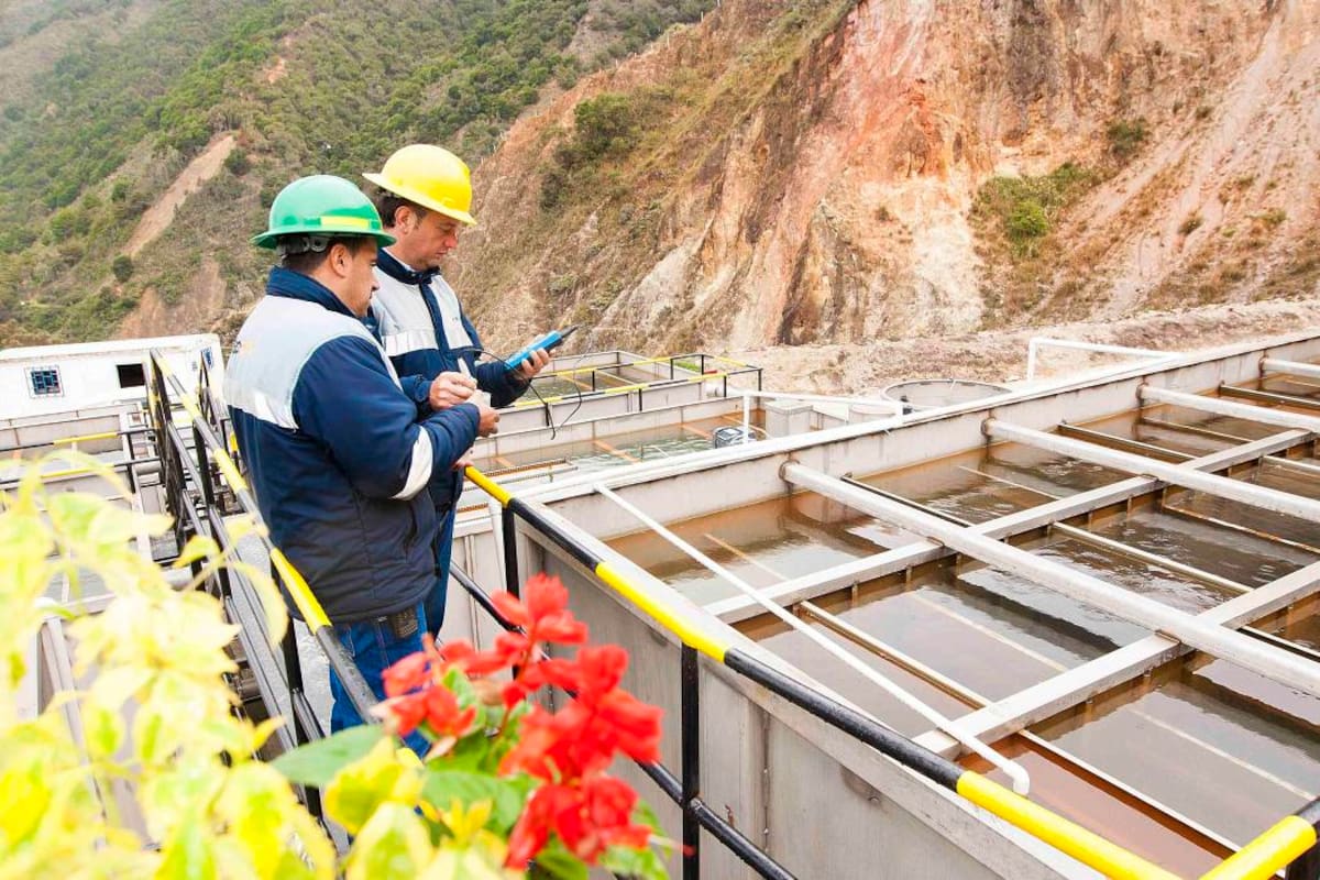 Esta planta de tratamiento entregada por Eco Oro, procesará el agua que, como resultado de los procesos de la compañía, necesite la remoción de componentes contaminantes. (Foto: Suministrada/ VANGUARDIA LIBERAL)